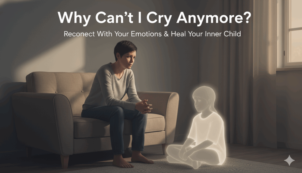 Why Can’t I Cry Anymore? Emotional Numbness, the Inner Child, and Learning How to Feel Again