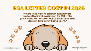 esa letter cost