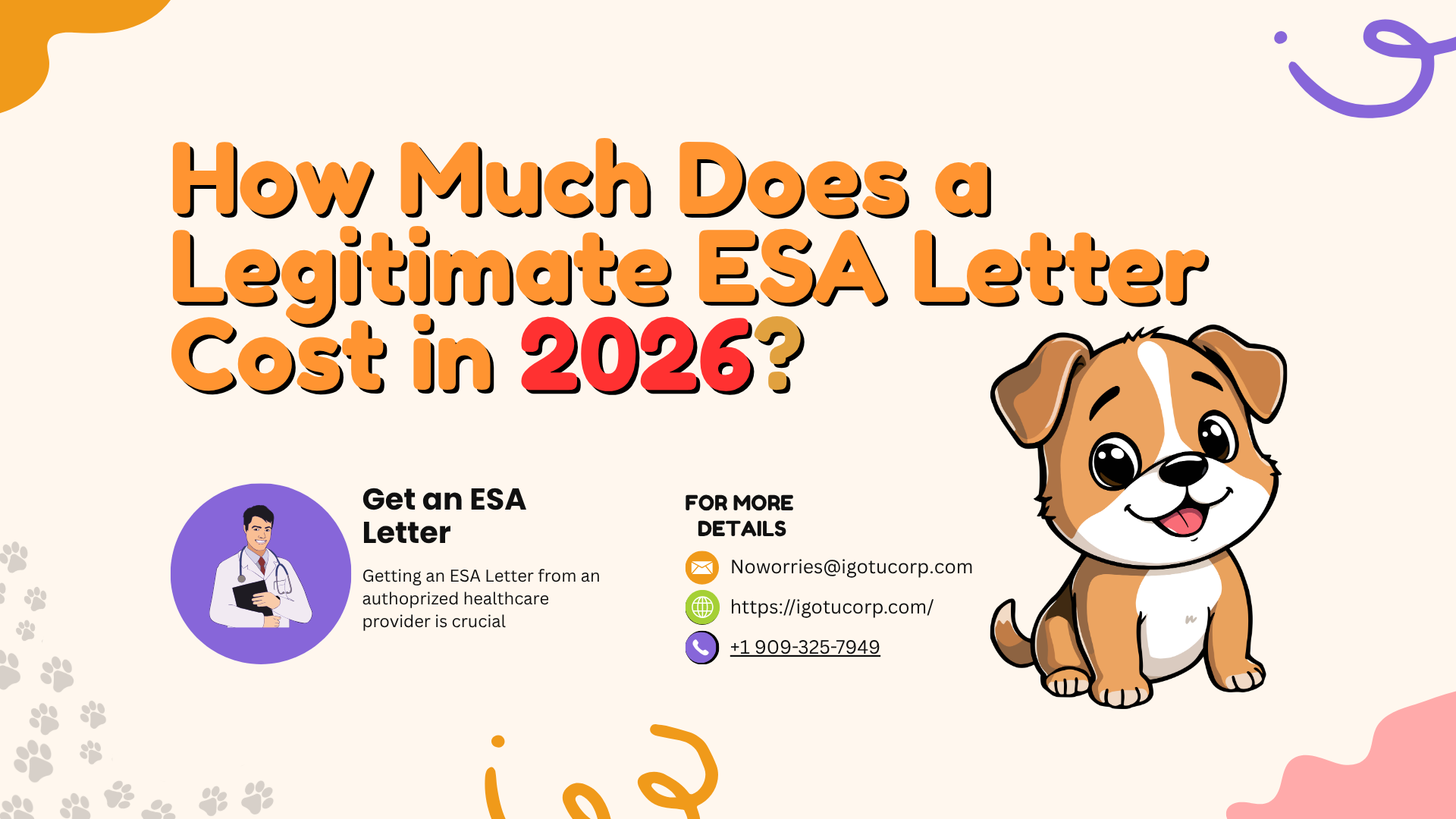 ESA LETTER COST