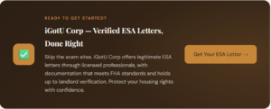 ESA LETTER