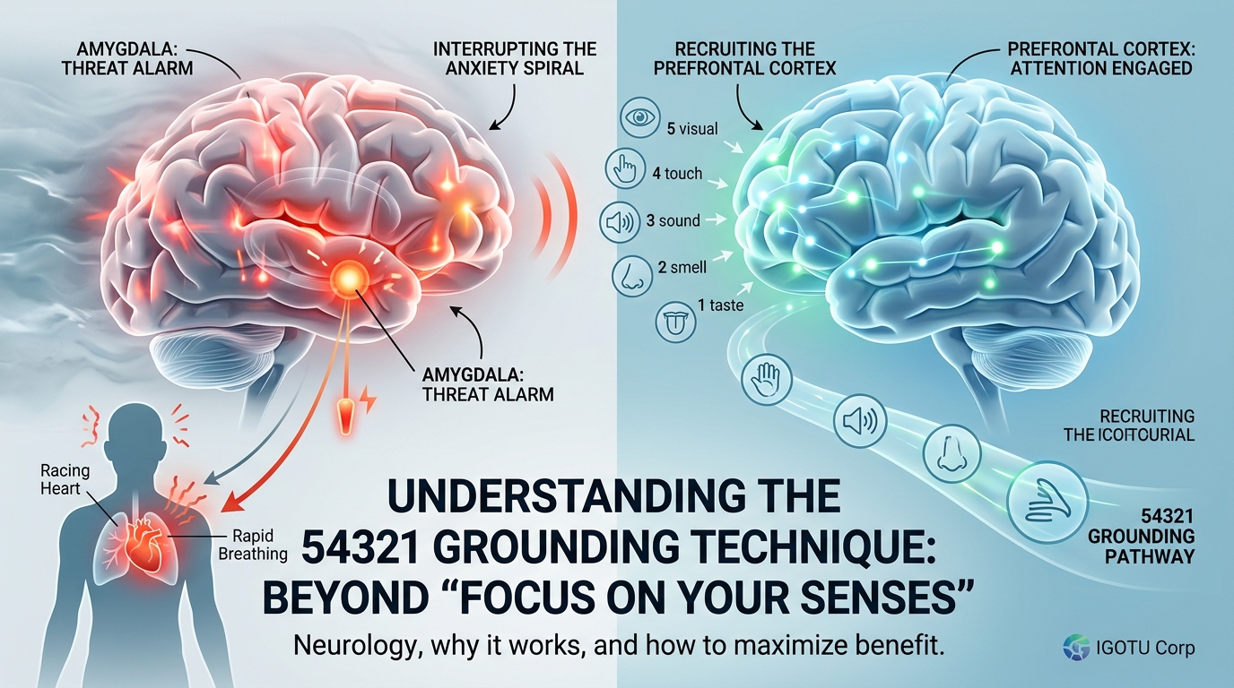 what is 54321 grounding technique